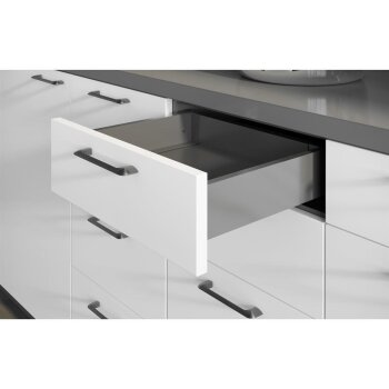 Schubladensystem Weiß 84x500 mm