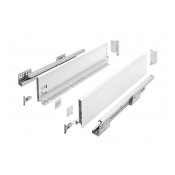 Schubladensystem Weiß 116x500 mm