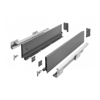 Schubladensystem Anthrazit 116x500 mm