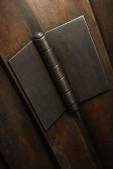 Anschweißscharnier schwarz 150x150x4,5 mm ZMC