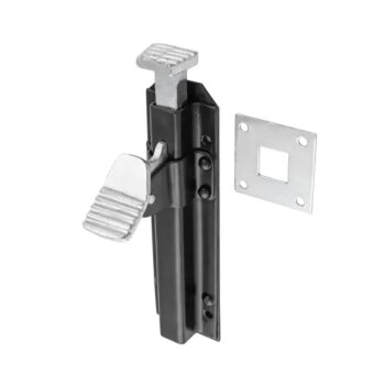 Riegel schwarz 210x52x2,3 mm WRB Türstopper