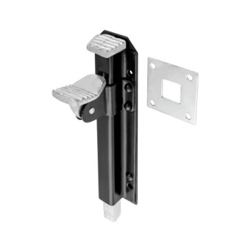 Riegel schwarz 210x52x2,3 mm WRB Türstopper