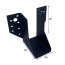 Balkenschuh Lasche außen 45x97x75x2 mm schwarz WB 49 C