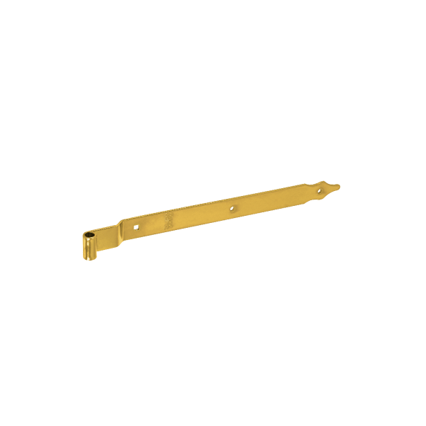 Ladenband gekröpft 400x11x30x3 mm gelb galvanisiert ZPK 400/10