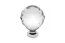 Möbelknopf Crystal Palace A, 40 mm, Kristallfarbe: durchsichtig, Metalloberfläche: Chrom glänzend