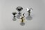 Möbelknopf Crystal Palace B, 20 mm, Kristallfarbe: durchsichtig, Metalloberfläche: Chrom glänzend