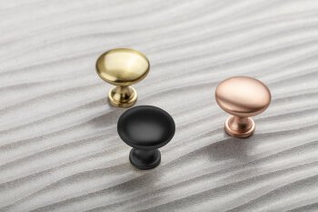 Möbelknopf TERNI, ZAMAK, Kupfer