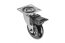 Möbelrolle BRAZYLIA 75, mit Feststeller, Stahl/PC/PU, Durchmesser 75 mm, schwarz