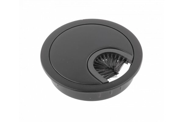 Kabeldurchlass schwarz matt Ø60 mm