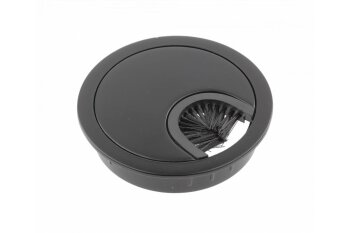 Kabeldurchlass schwarz matt Ø60 mm
