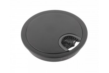 Kabeldurchlass schwarz matt Ø80 mm