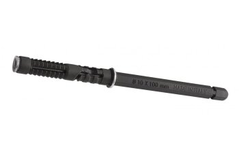 Regalbodenträger CLEAR, Durchmesser 10 mm, Länge 145 mm, braun