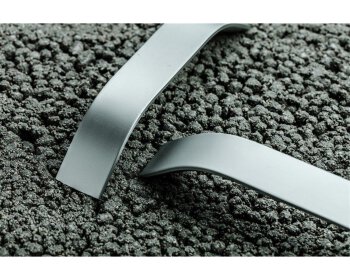 Möbelgriff UA-337, Bohrlochabstand: 128 mm, Aluminium, Oberfläche: silberfarben eloxiert