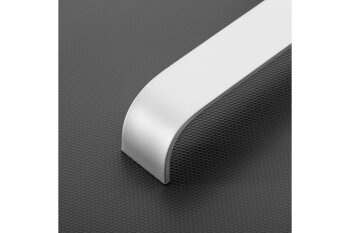 Möbelgriff UA-347, Bohrlochabstand: 256 mm, Aluminium, Oberfläche: silberfarben eloxiert