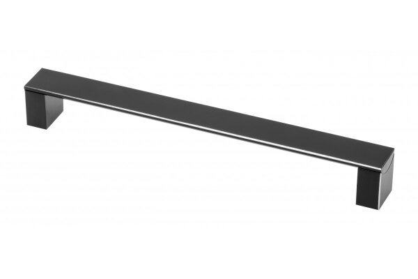 Möbelgriff ARES, Bohrlochabstand 224 mm, Aluminium, Oberfläche: schwarz eloxiert