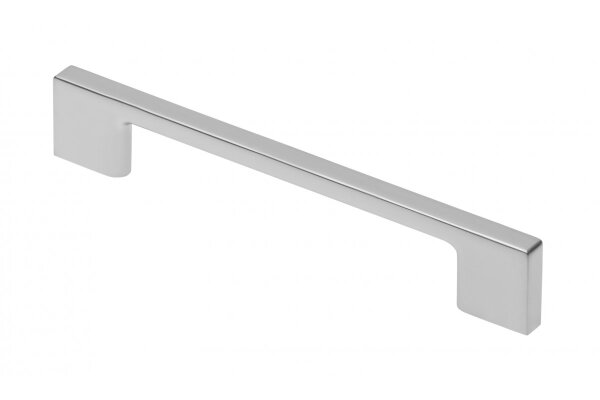 Möbelgriff UZ-819, Bohrlochabstand 128 mm, Zamak, Oberfläche - Chrom matt