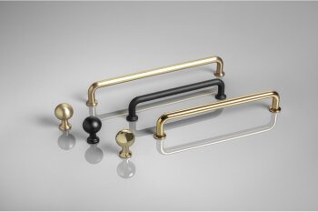 Griff NORD, Bohrlochabstand 160 mm, gold gebürstet