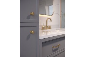 Möbelgriff STILO gebürstet gold 160 mm