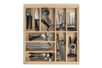 Schubladeneinsatz CUSTOMI, für Schubladenbreite 600-1000 mm, Schubladentiefe 500 mm