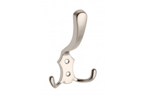 Kleiderhaken K24-A0, groß, Oberfläche: Nickel matt