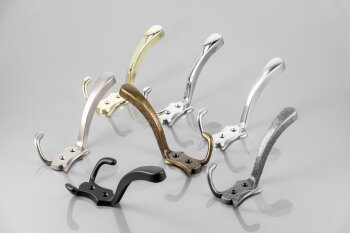 Kleiderhaken K24-A0, groß, Oberfläche: Nickel matt