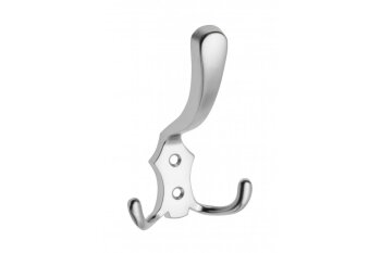 Kleiderhaken K24-A0, groß, Oberfläche: Chrom matt