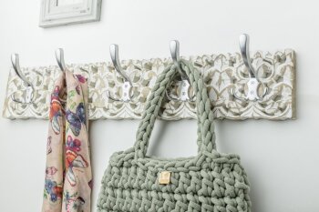 Kleiderhaken K24-A0, groß, Oberfläche: Chrom matt