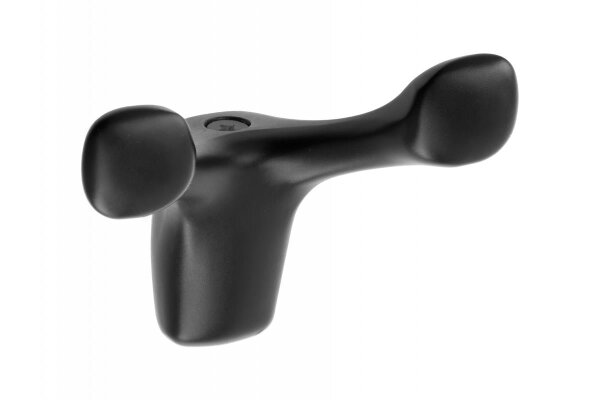 Kleiderhaken TOLEDO B0, Oberfläche: schwarz matt