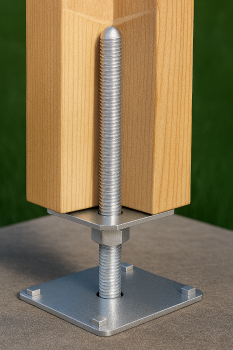 Stützenfuß verstellbar 80-130 mm M20 PSRP