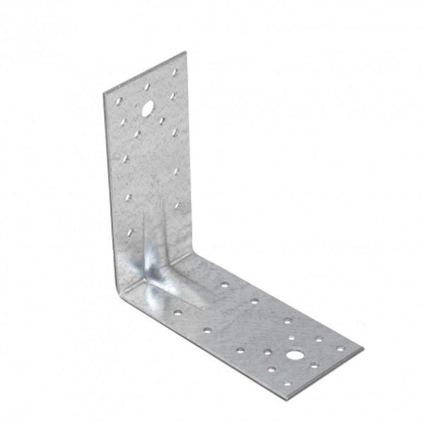 Schwerlast Winkelverbinder mit Sicke 140x140x65x2,5mm KP 5