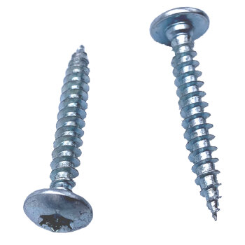 Holzschrauben Tellerkopf silber 5,5 x 40 mm - 500 Stk. T30