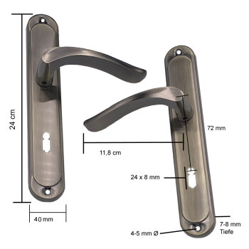 Türgriff Natalia 72 K Platin