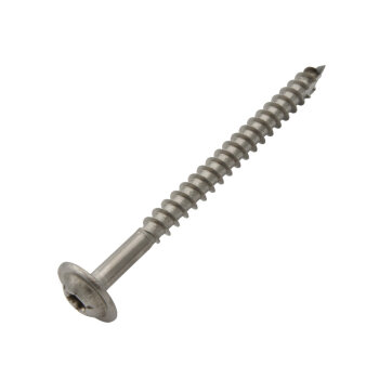 Holzschrauben Tellerkopf Edelstahl A2 8x160 mm TX40