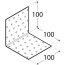 Lochplattenwinkel 100x100x100x2,0mm KM13