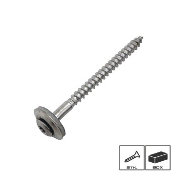 Spenglerschrauben 2tlg. mit Dichtscheibe Edelstahl A2...