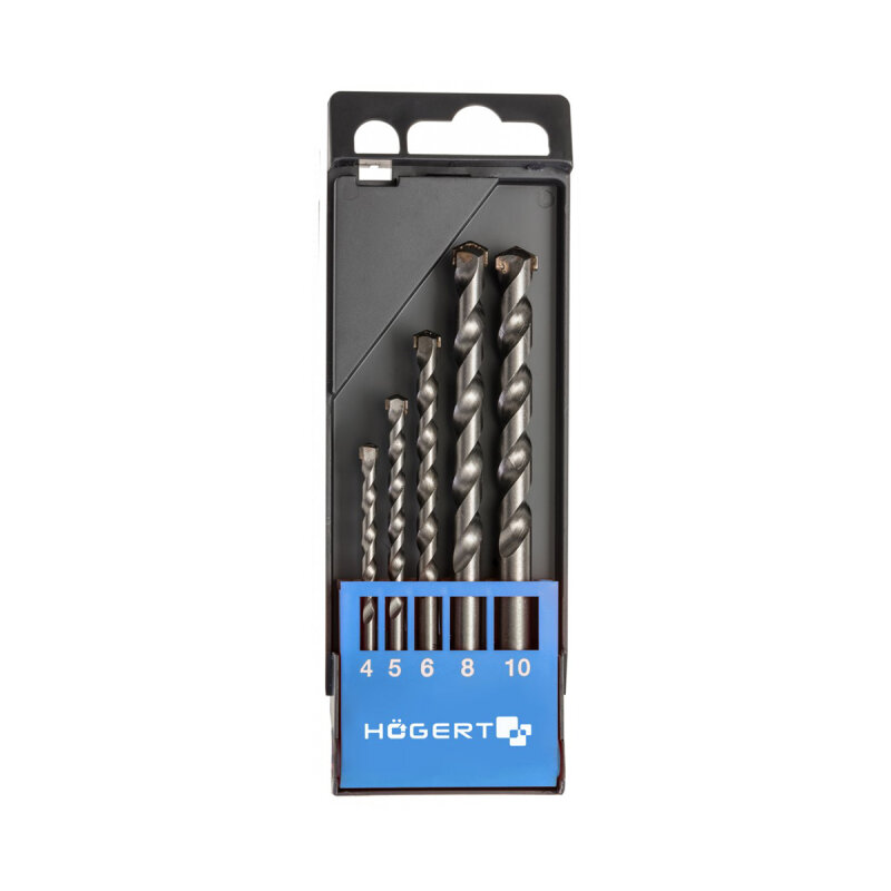 Tivoly Betonbohrer-Set Shock Series – 5-teilig (3-8 Mm) Mit Sechskant-Aufnahme Für Bohrschrauber