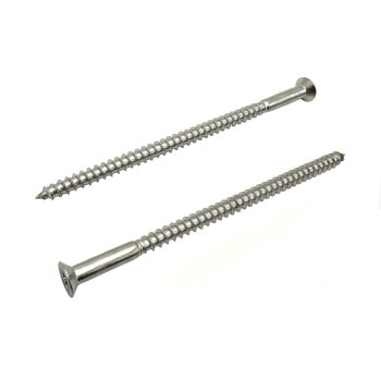 Holzschrauben Senkkopf mit Kreuzschlitz Edelstahl A2 4,0x50 mm Box 200 Stk.