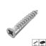 Scharnierbandschrauben Edelstahl V4A 3,0x12 mm 1 Stk.