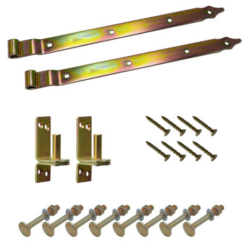 Ladenband gekröpft Set galvanisiert 600x35x4 mm