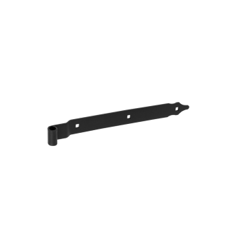 Ladenband gekröpft Set schwarz 400x35x4 mm