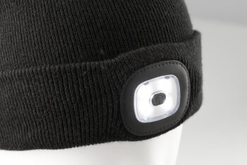Mütze mit LED licht Lampe OTTO schwarz