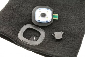 Mütze mit LED licht Lampe OTTO schwarz