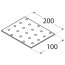 Lochplatte 200x100x2,0mm PP12