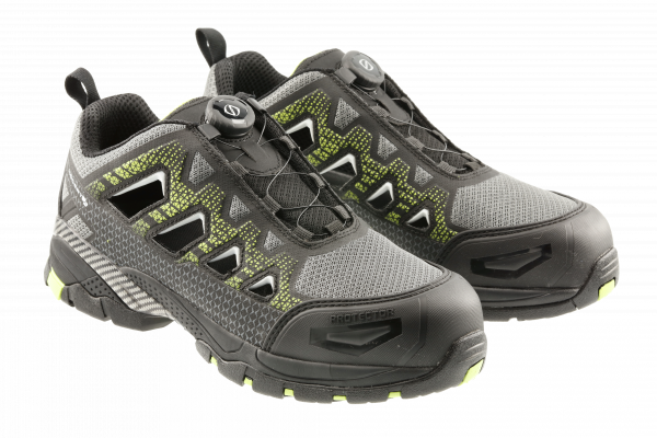 Sicherheitssandalen PAGLAU LACE SYSTEM S1PS SR FO schwarz/grün 40
