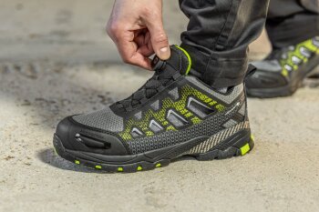 Sicherheitssandalen PAGLAU LACE SYSTEM S1PS SR FO schwarz/grün 40