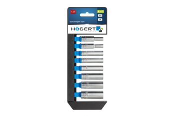 Satz Sechskant-Einsätze 8-teilig, 1/4", lang, CrV