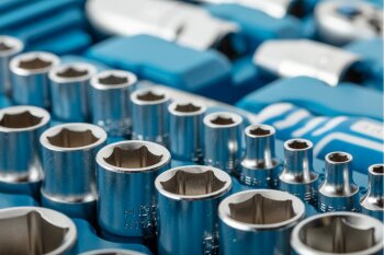 Werkzeugsatz 95-teilig, zweifarbiger Koffer