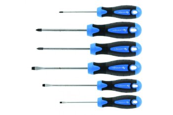 Satz mit 6 Schraubendrehern, Stahl S2