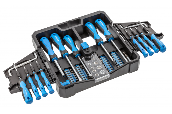 Satz mit 63 Schraubendrehern