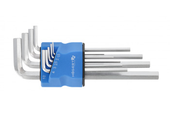 Sechskantschlüssel S2, 9 Stück lang